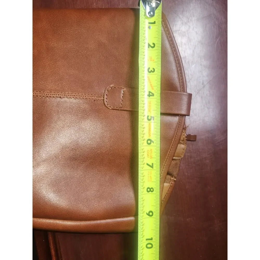 Cognac Tan Tall Riding Boots Side Zip Women's Size 8.5
